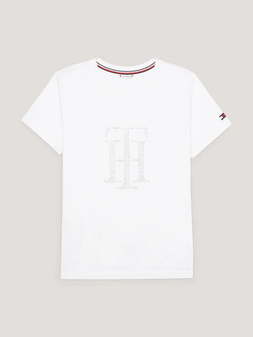 Tommy Hilfiger Manhattan Short Sleeve Rhinestone Tee