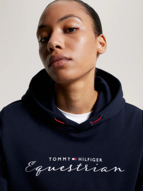 Tommy Hilfiger Metallic Logo Graphic Hoodie
