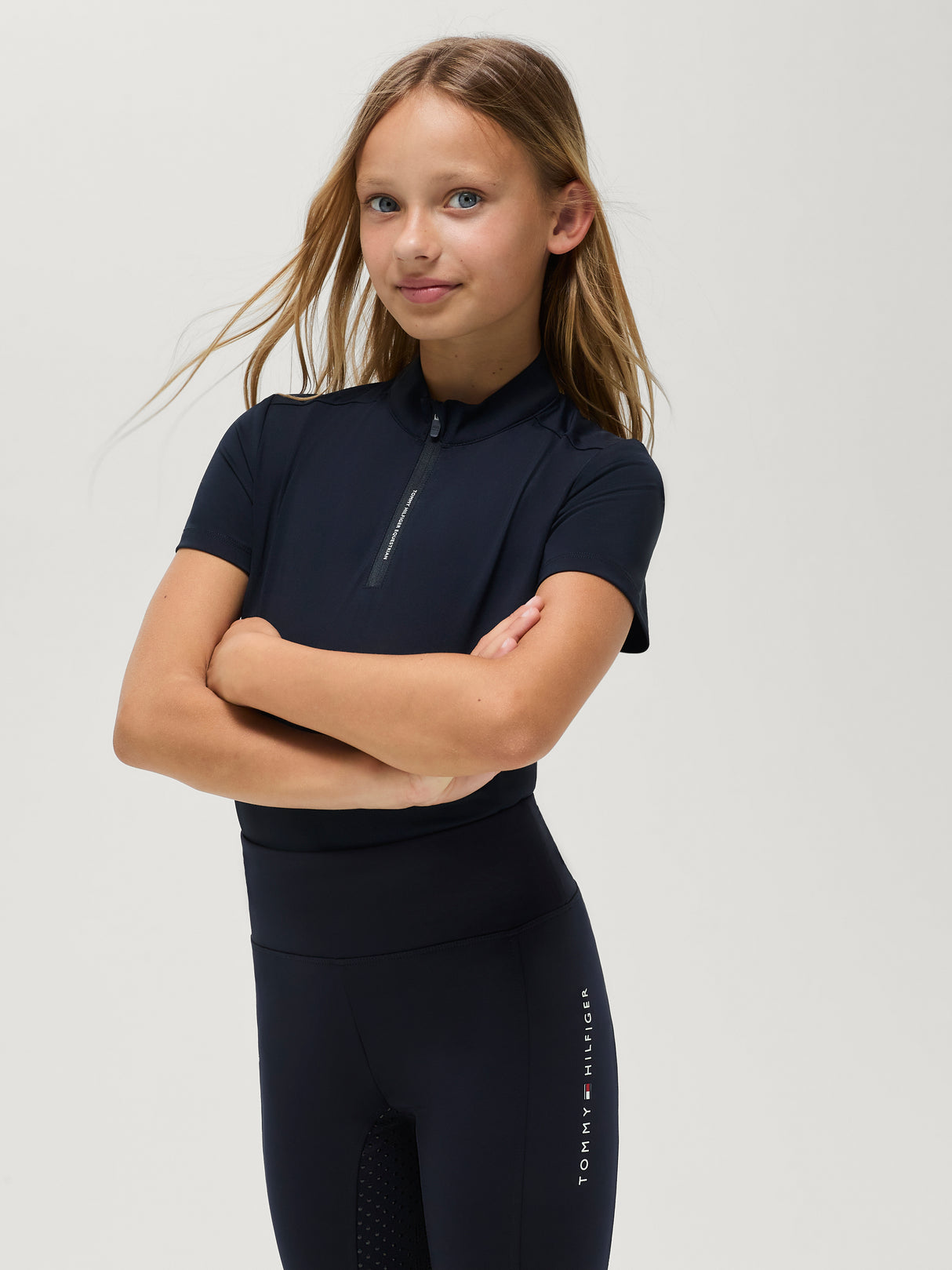 Tommy Hilfiger Palma 1/4 Zip Training Top Young Rider