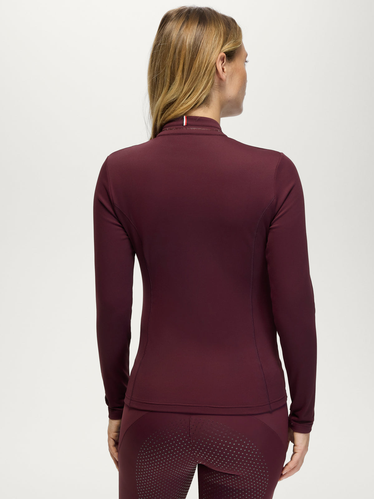 Tommy Hilfiger Cady 1/4 Zip Rhinestone Training Top