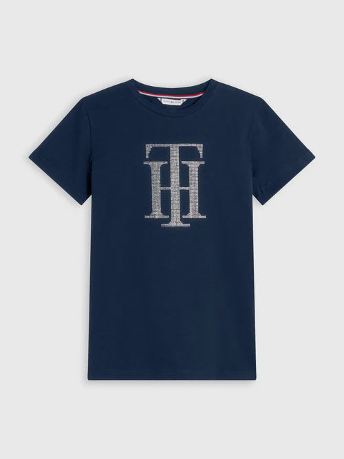 Tommy Hilfiger Manhattan Short Sleeve Rhinestone Tee