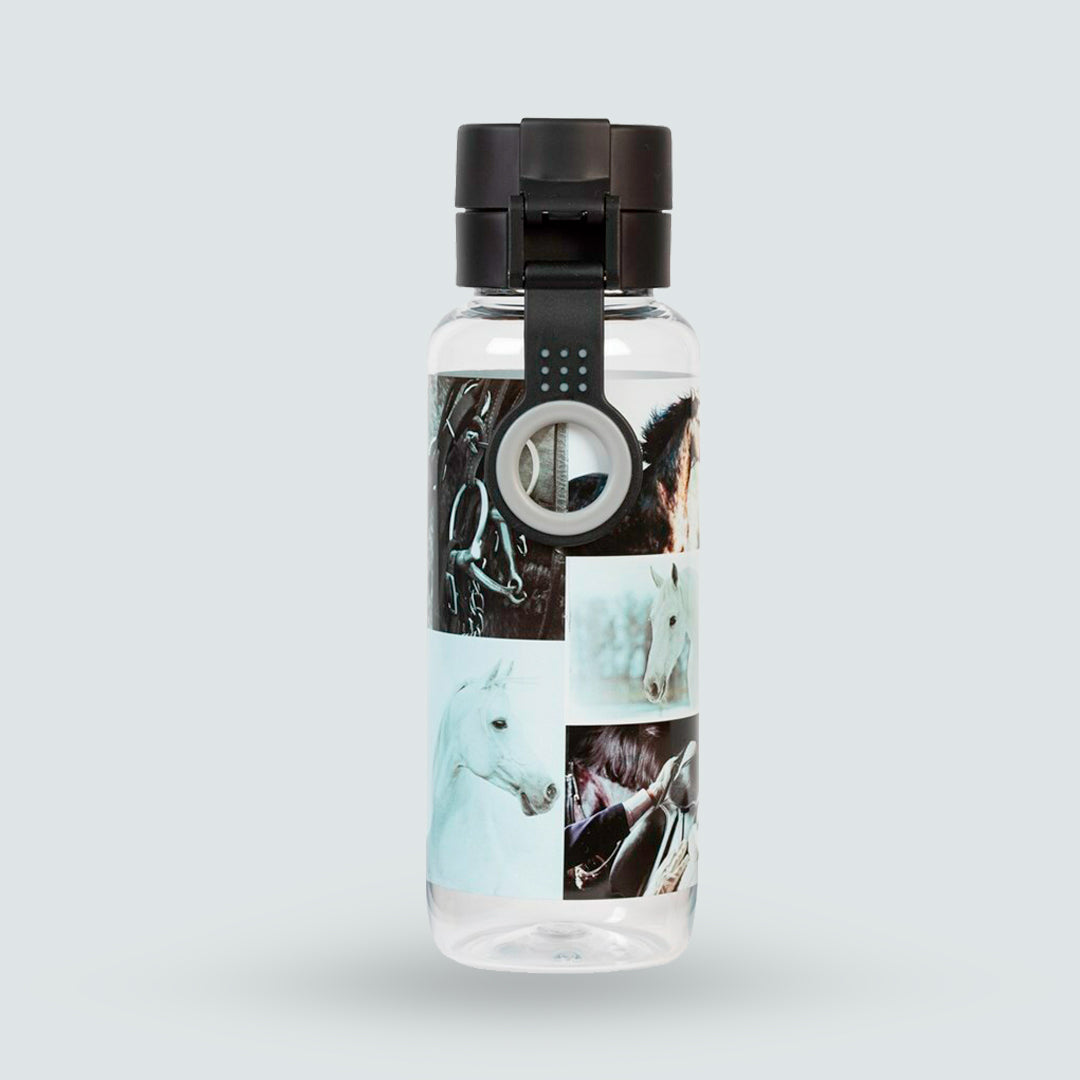 Spencil - 650ml Water Bottle - Black & White Horses