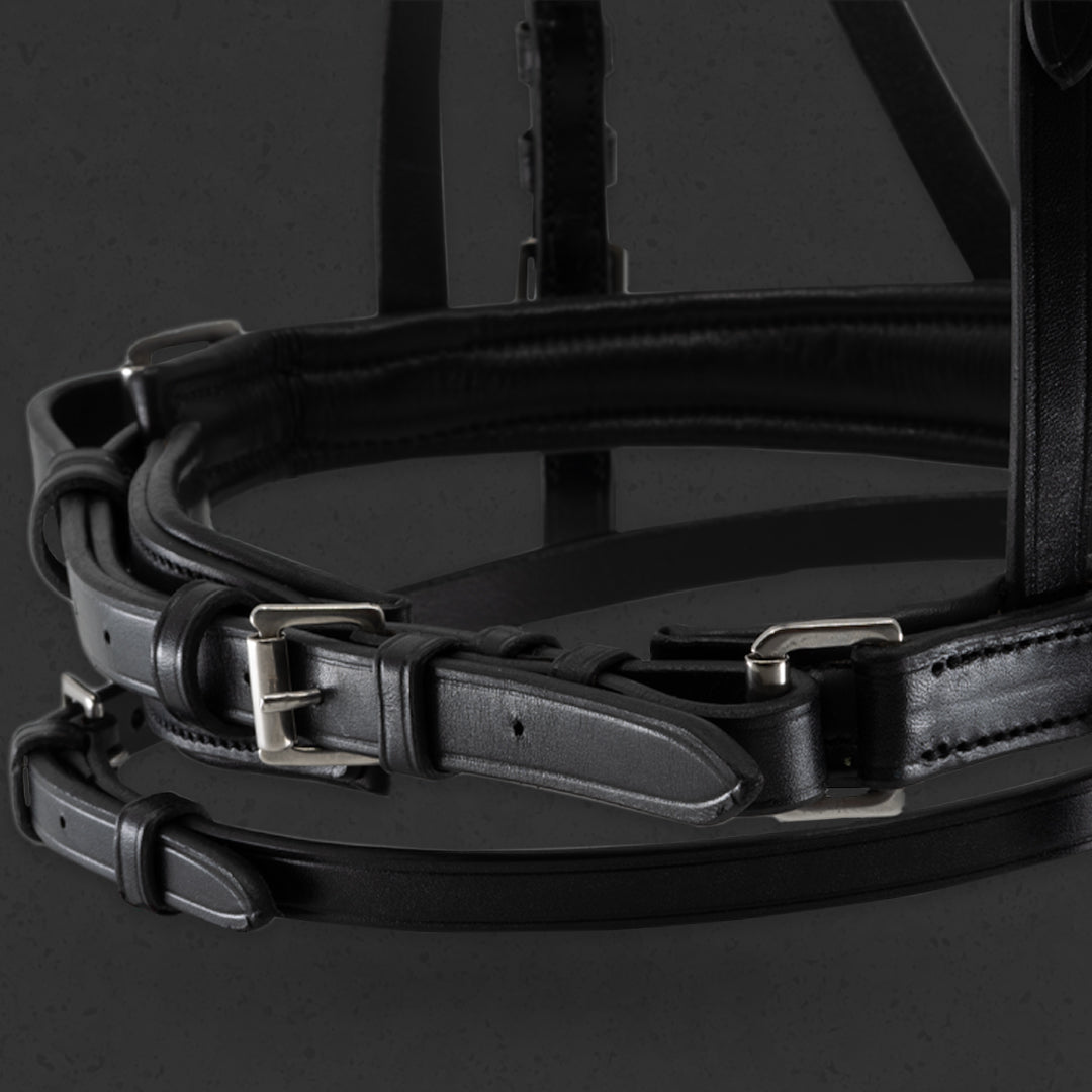 Grainge Elite Dressage Snaffle With Crystal Browband