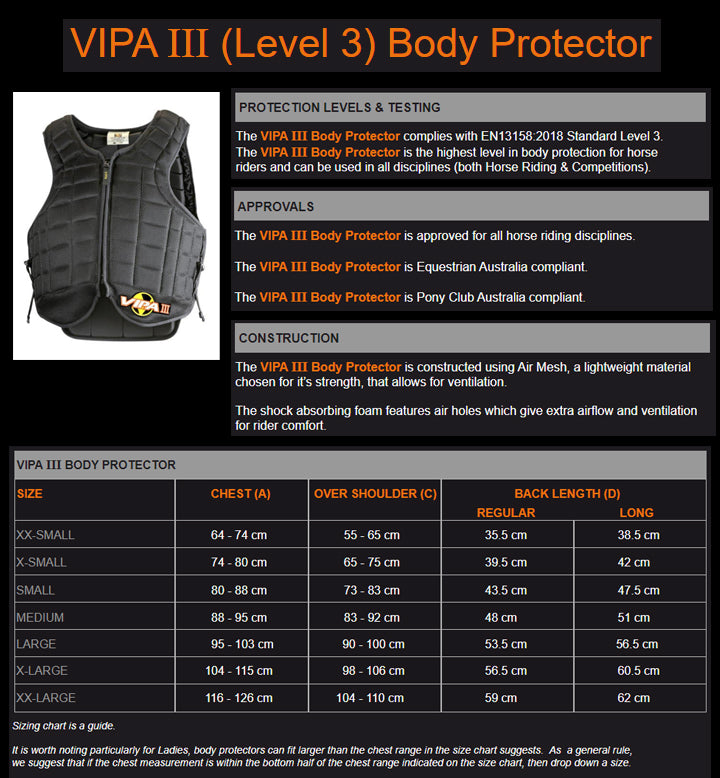 VIPA 3 Body Protector