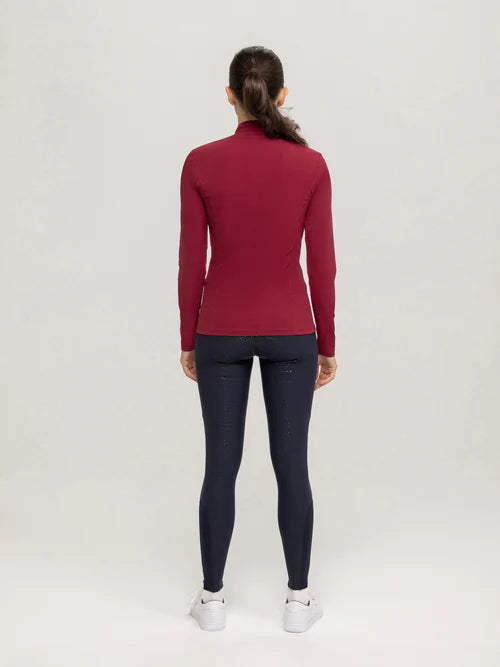 Tommy Hilfiger Long Sleeve Base Layer with Stand-Up Collar