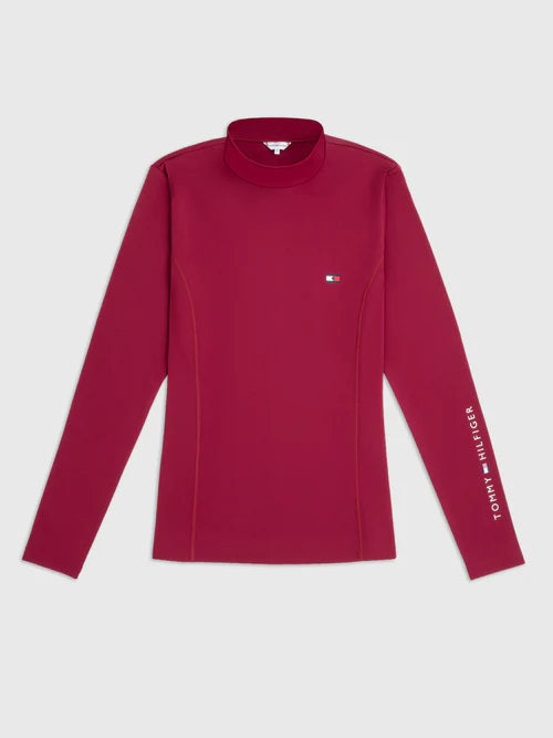 Tommy Hilfiger Long Sleeve Base Layer with Stand-Up Collar