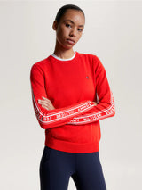 Tommy Hilfiger Seattle Jacquard Women's Logo Sweater