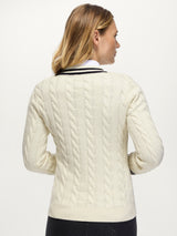 Tommy Hilfiger Roseville Cable Knit V-Neck Sweater