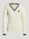 Tommy Hilfiger Roseville Cable Knit V-Neck Sweater