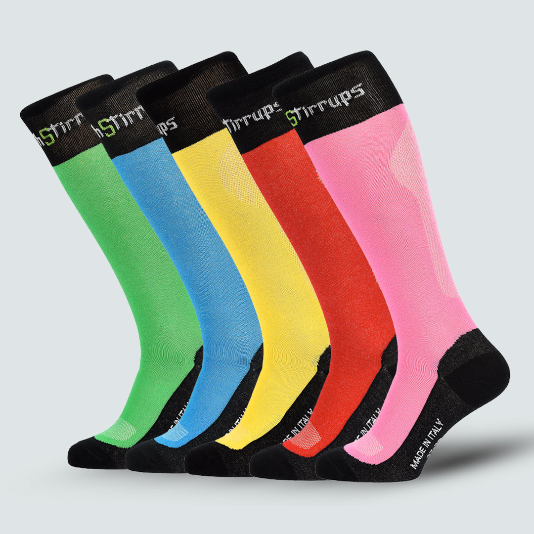 Tech Stirrups - Breathable Rainbow Socks – Saddleworld